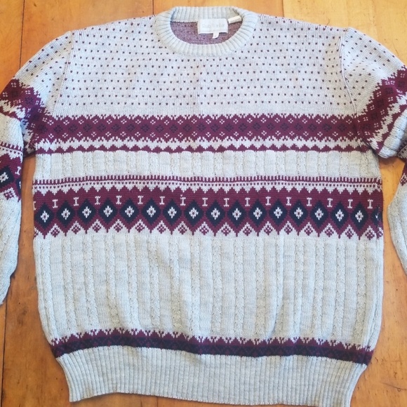 Vintage Rob Winter Crewneck Sweater Size L - Picture 2 of 6
